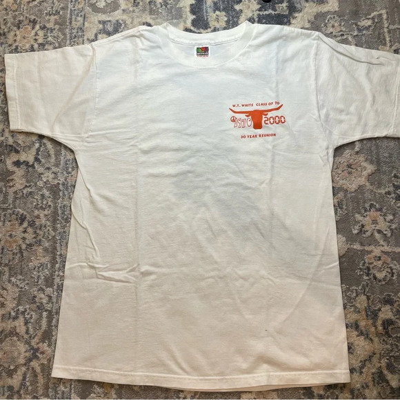Longhorn WT White Class of 1970 Alumni Tee - Picture 1 of 4